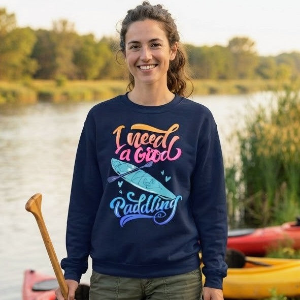 I Need a Good Paddling | Women's Crew Neck Sweatshirt