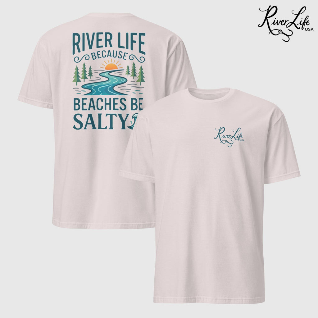 Beaches Be Salty | Short-Sleeve Unisex T-Shirt-Ice Grey-River Life USA