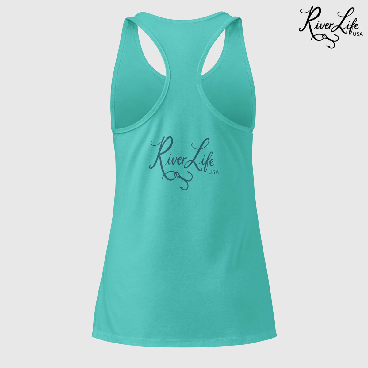 Beaches Be Salty | Women’s Fitted Racerback Tank Top-Hot Pink-River Life USA