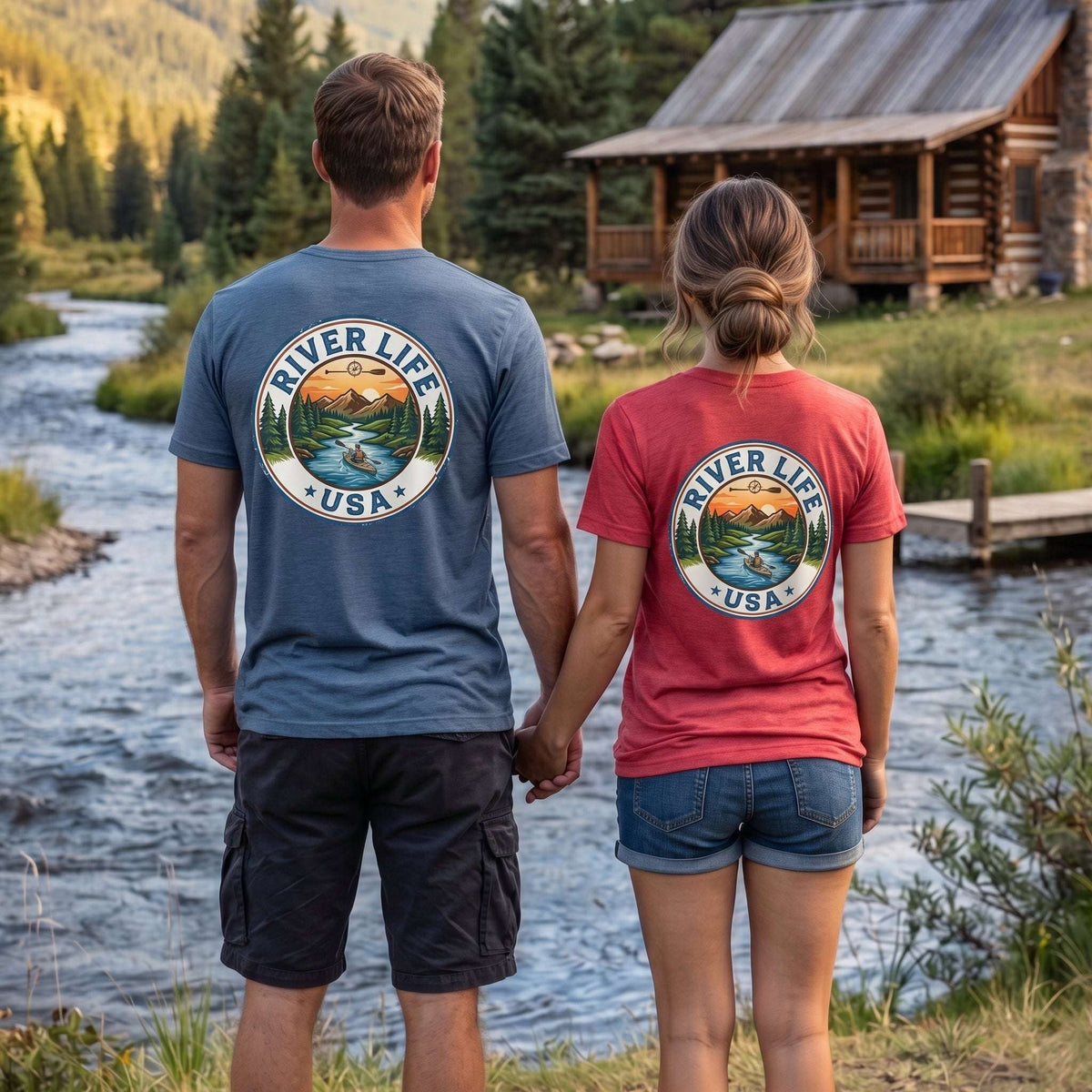 Circle Logo with Kayak | Short-Sleeve Unisex T-Shirt