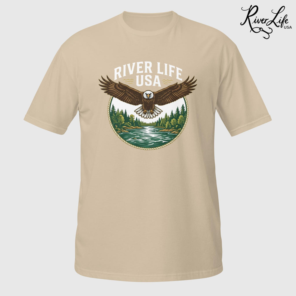 Eagle | Short-Sleeve Unisex T-Shirt-Sand-River Life USA