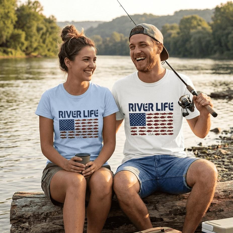 Fish Flag (light colors) | Short-Sleeve Unisex T-Shirt
