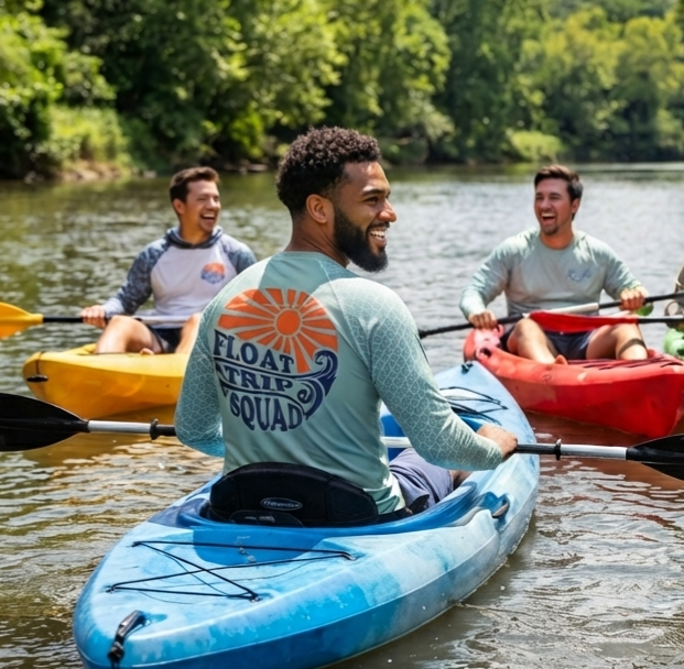 Float Trip Squad | Men's Rash Guard-XS-River Life USA