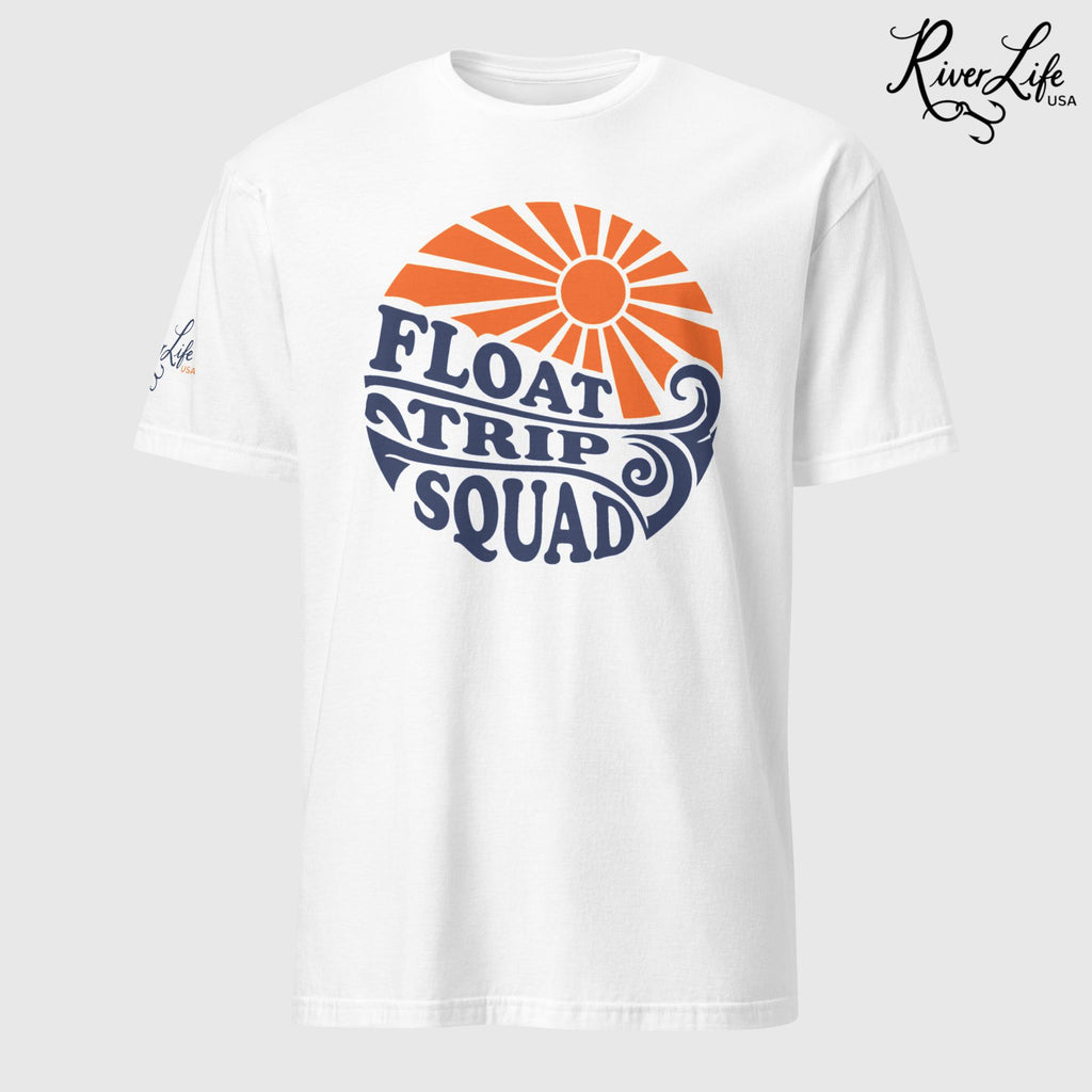 Float Trip Squad | Short-Sleeve Unisex T-Shirt-White-River Life USA