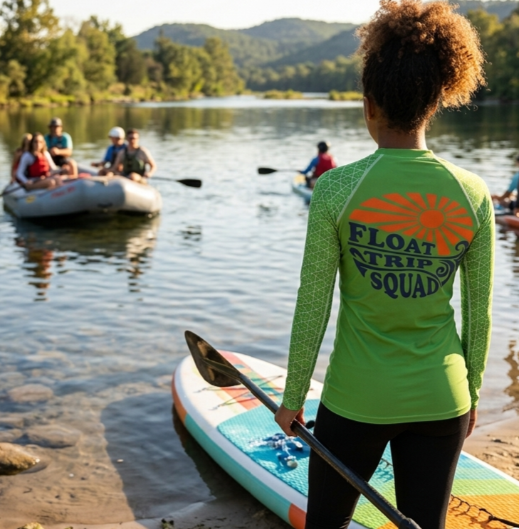 Float Trip Squad | Women's Rash Guard-XS-River Life USA