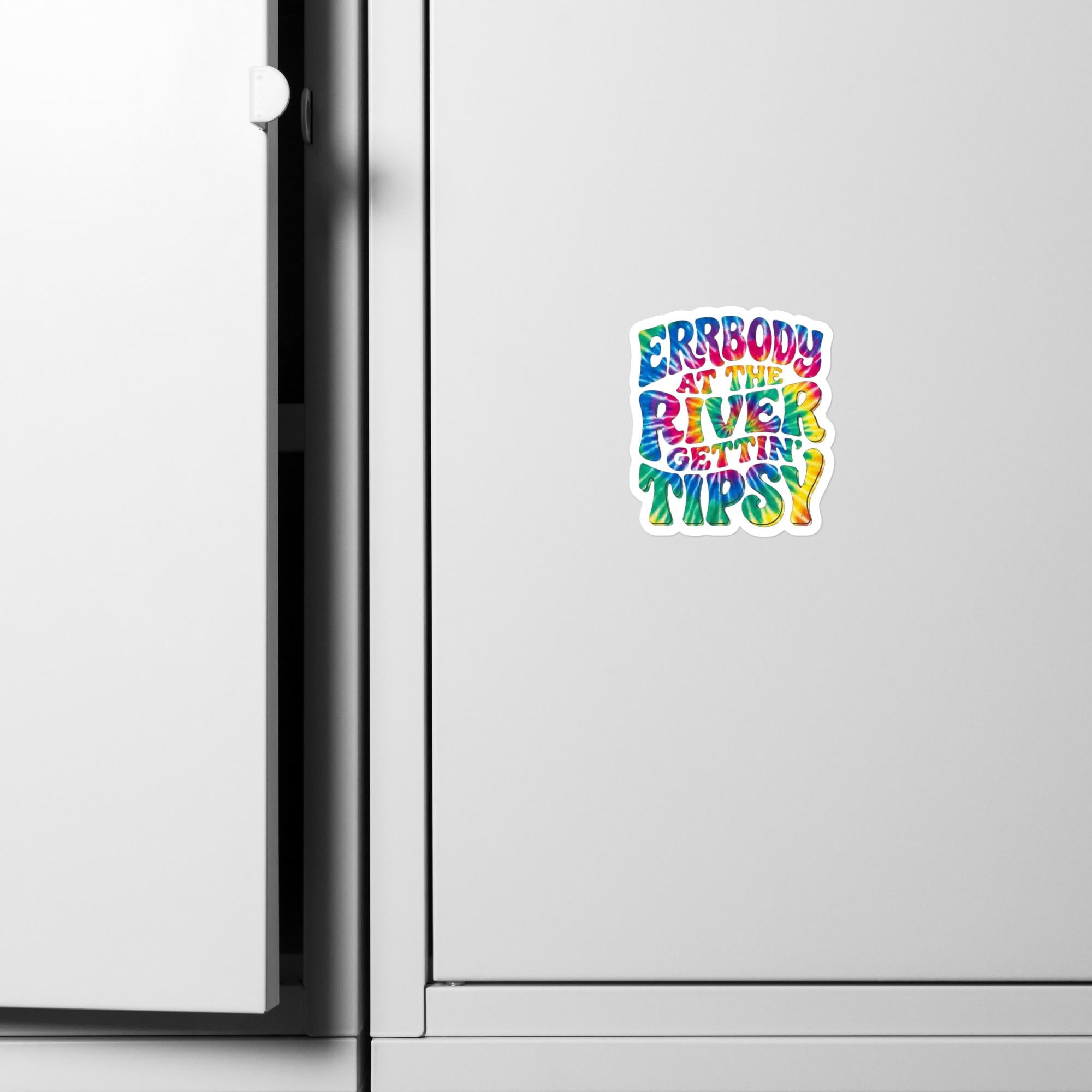 Gettin' Tipsy | Kiss-cut Vinyl Decals-4″×6″-River Life USA