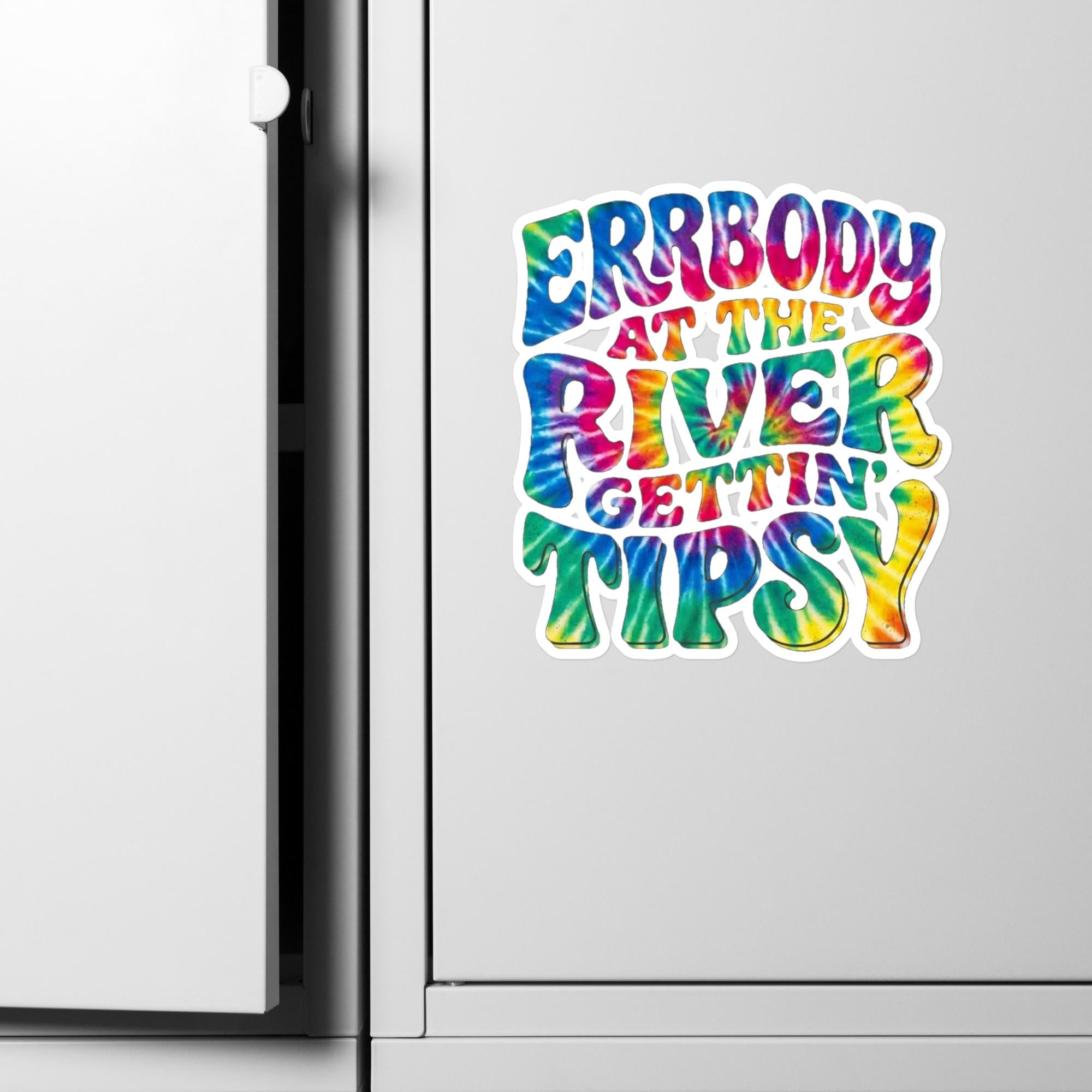Gettin' Tipsy | Kiss-cut Vinyl Decals-8″×10″-River Life USA