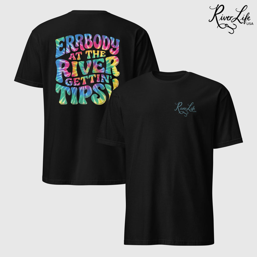 Gettin' Tipsy | Short-Sleeve Unisex T-Shirt-Black-River Life USA