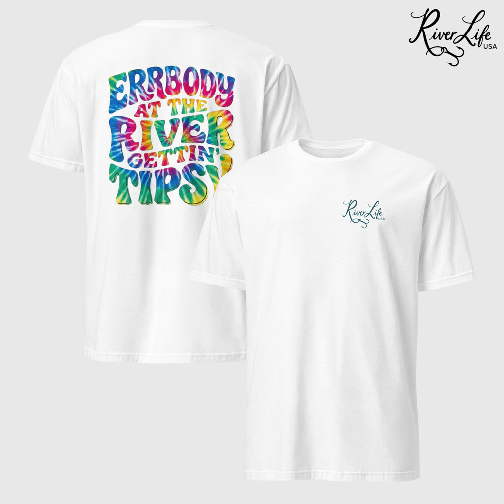 Gettin' Tipsy | Short-Sleeve Unisex T-Shirt-White-River Life USA
