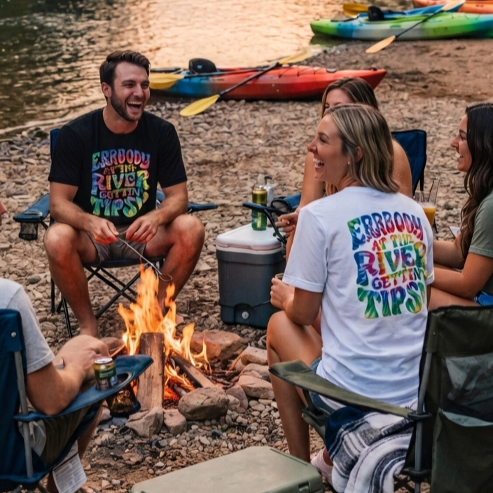 Gettin' Tipsy | Short-Sleeve Unisex T-Shirt-Black-River Life USA