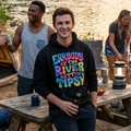 Gettin' Tipsy | Unisex Pullover Hoodie-Black-River Life USA