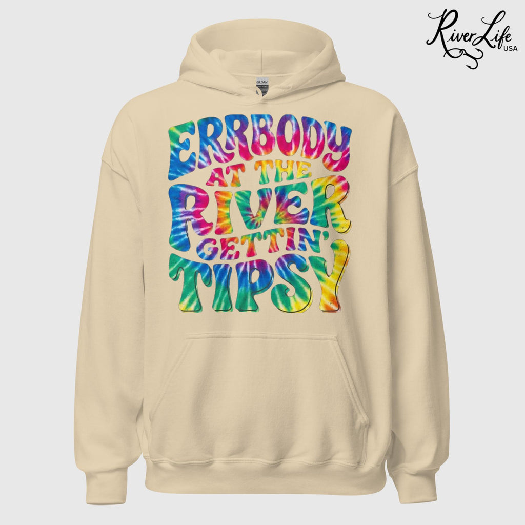 Gettin' Tipsy | Unisex Pullover Hoodie-Sand-River Life USA