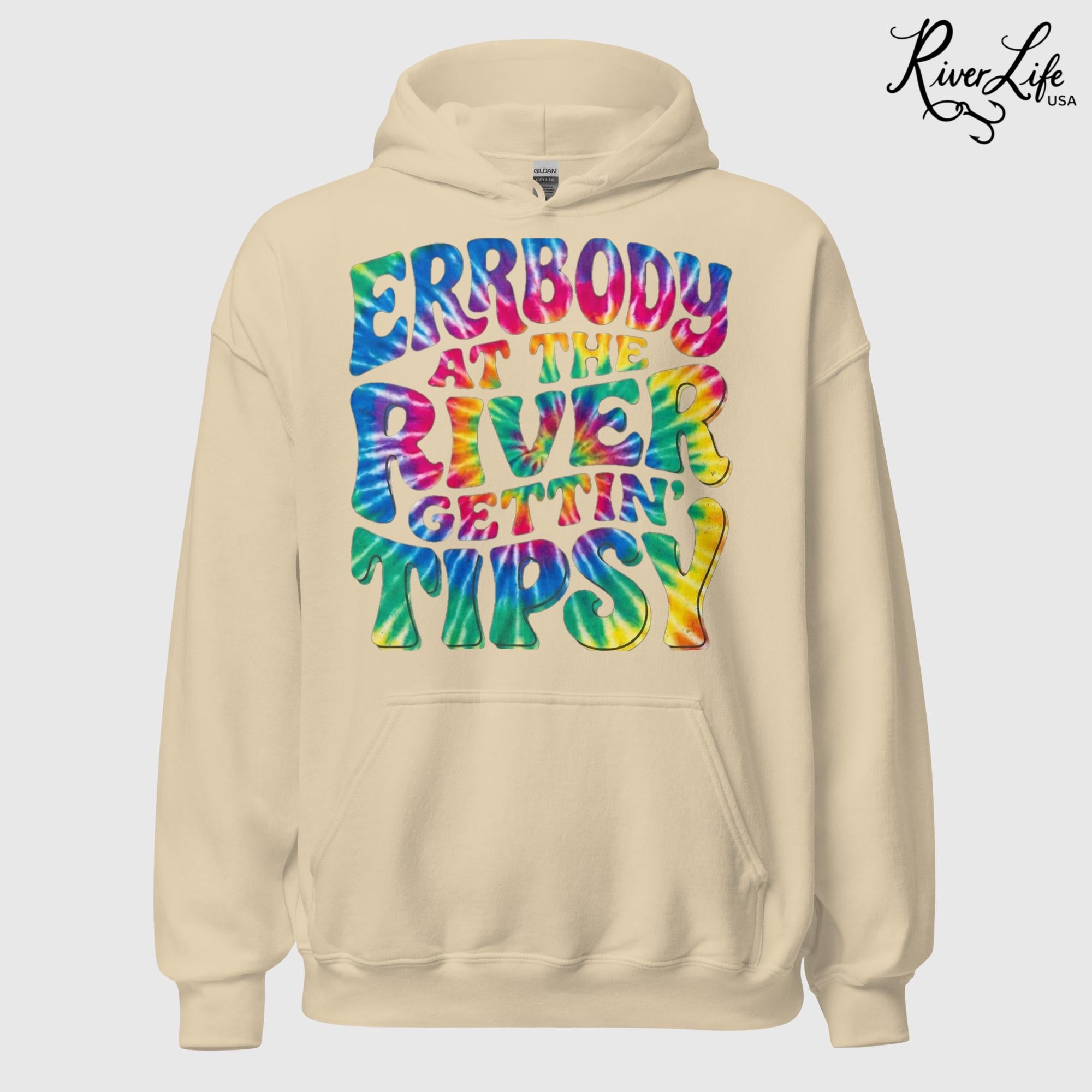 Gettin' Tipsy | Unisex Pullover Hoodie-Sand-River Life USA