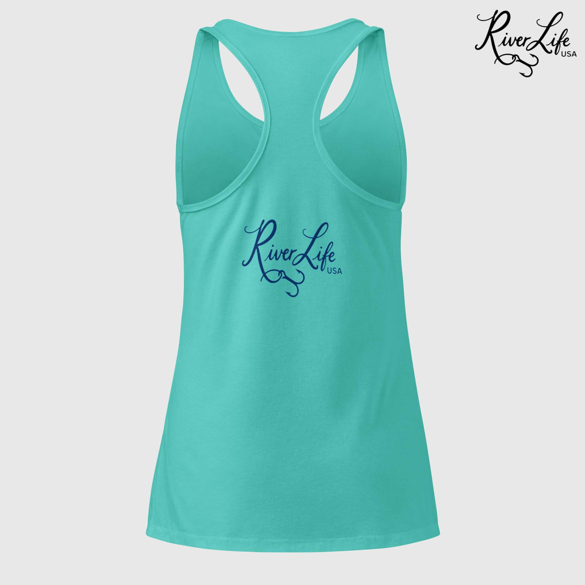 I Could Use a Good Paddling | Women’s Fitted Racerback Tank Top-Light Orange-River Life USA
