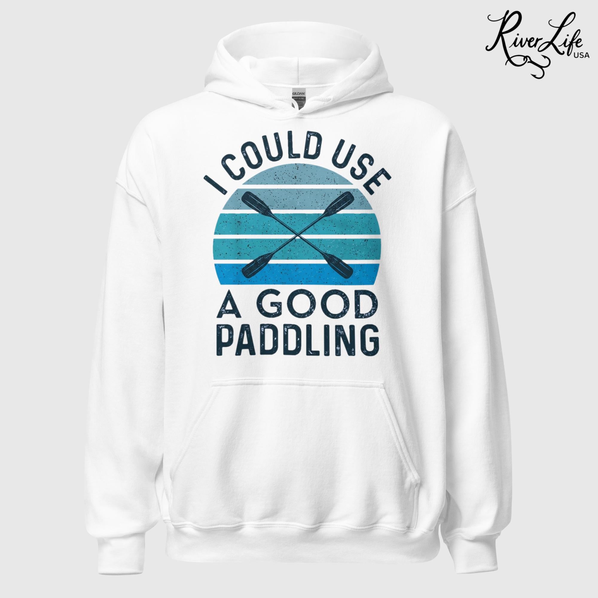 I Could Use A Good Paddling | Womens Pullover Hoodie-White-River Life USA