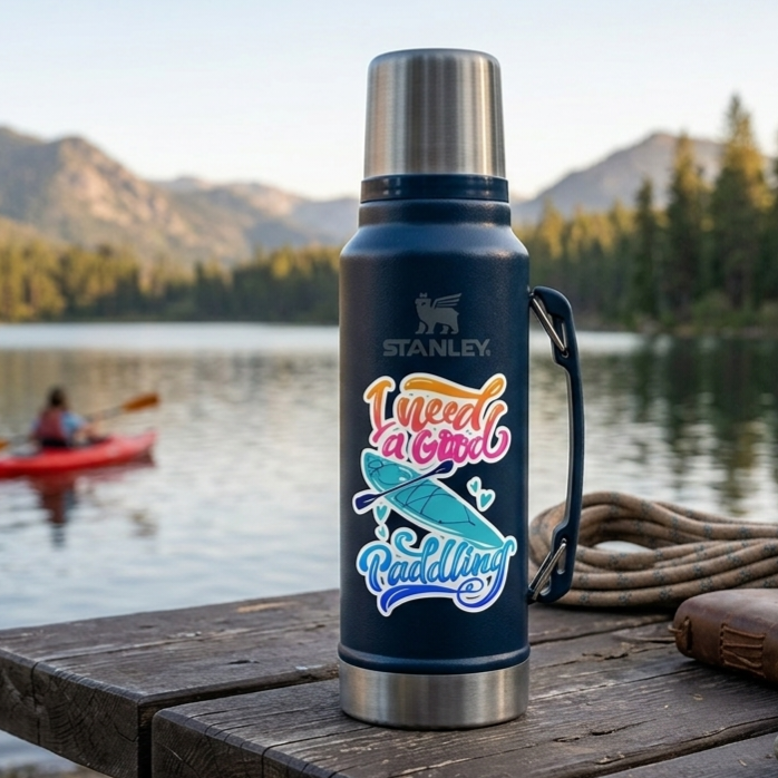 I Need a Good Paddling | Kiss-cut Vinyl Decals-3″×4″-River Life USA