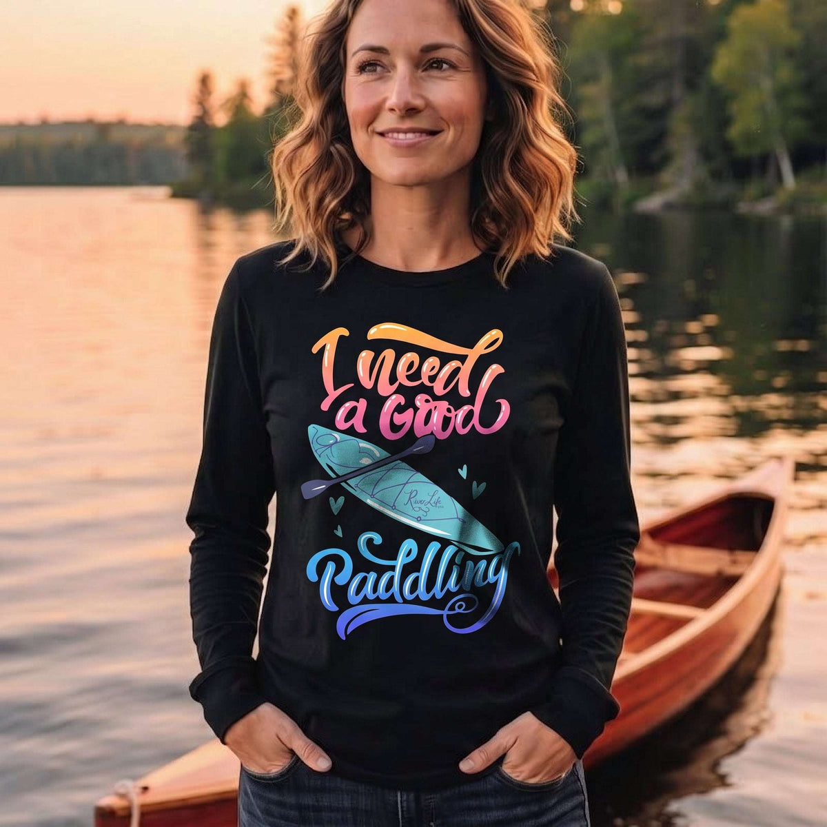 I Need a Good Paddling | Long-Sleeve Women's T-Shirt