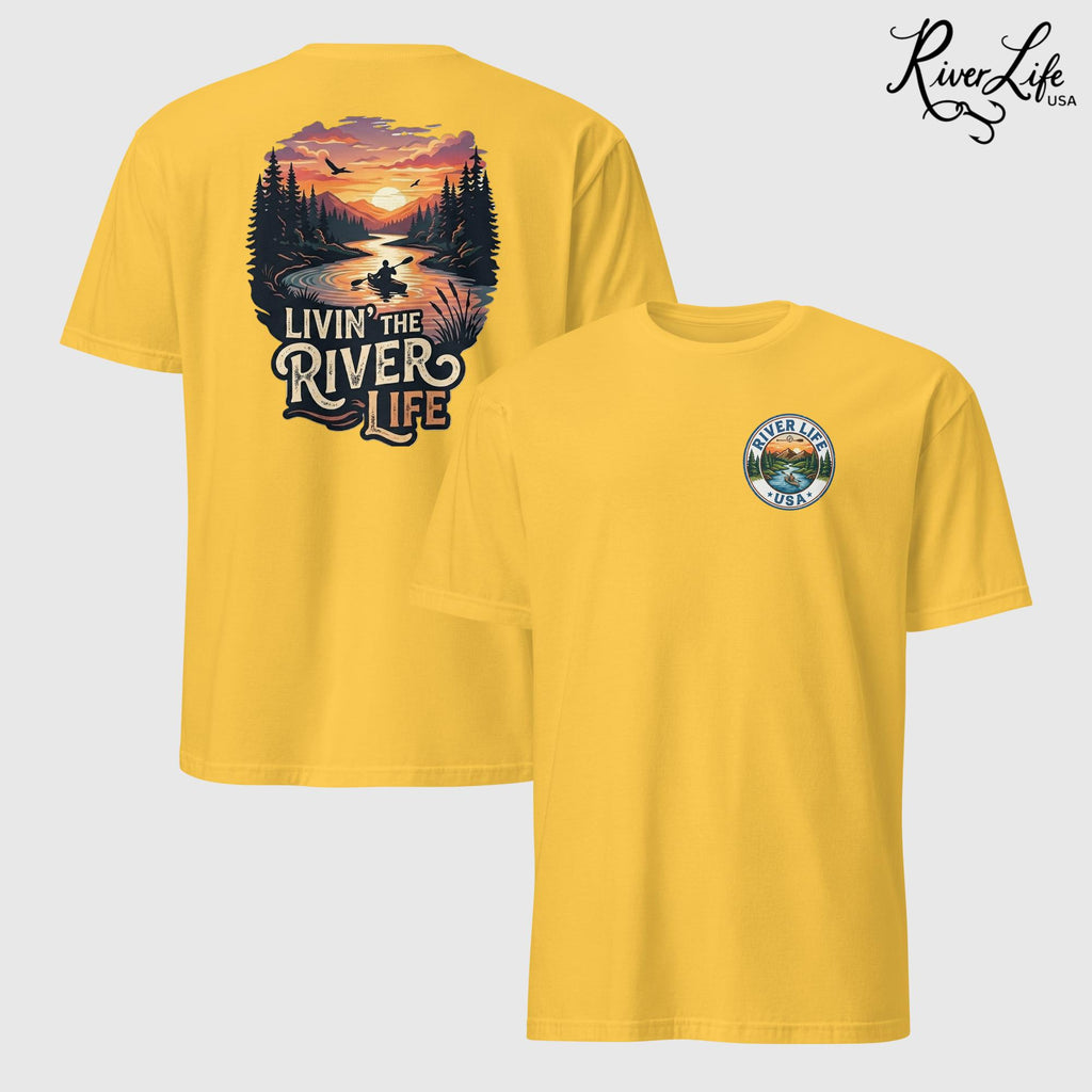 Livin' the River Life | Short-Sleeve Unisex T-Shirt-Daisy-River Life USA