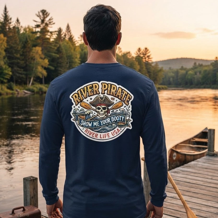 River Pirate | Long-Sleeve Men’s T-Shirt