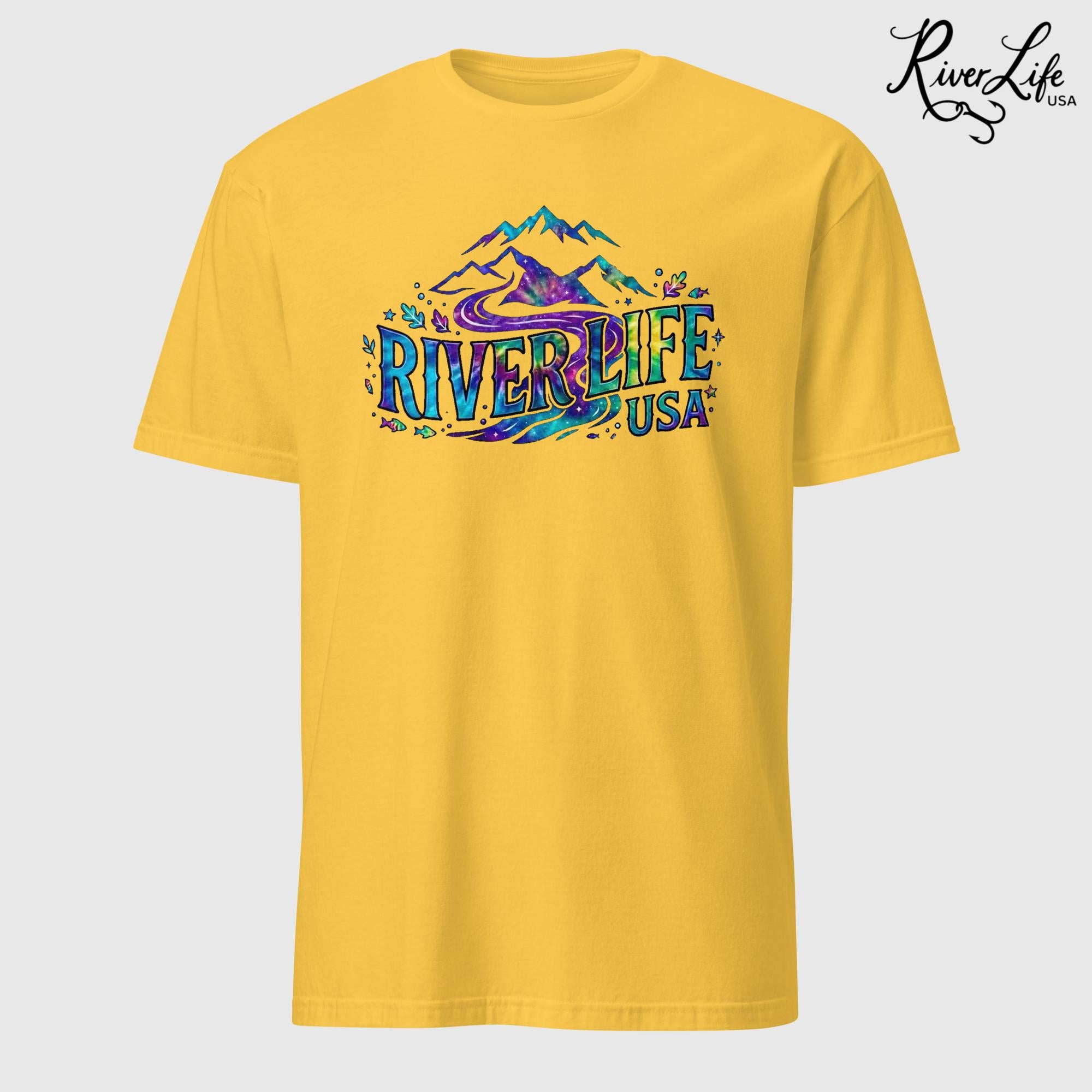 Mountain Colorful | Short-Sleeve Unisex T-Shirt-Daisy-River Life USA