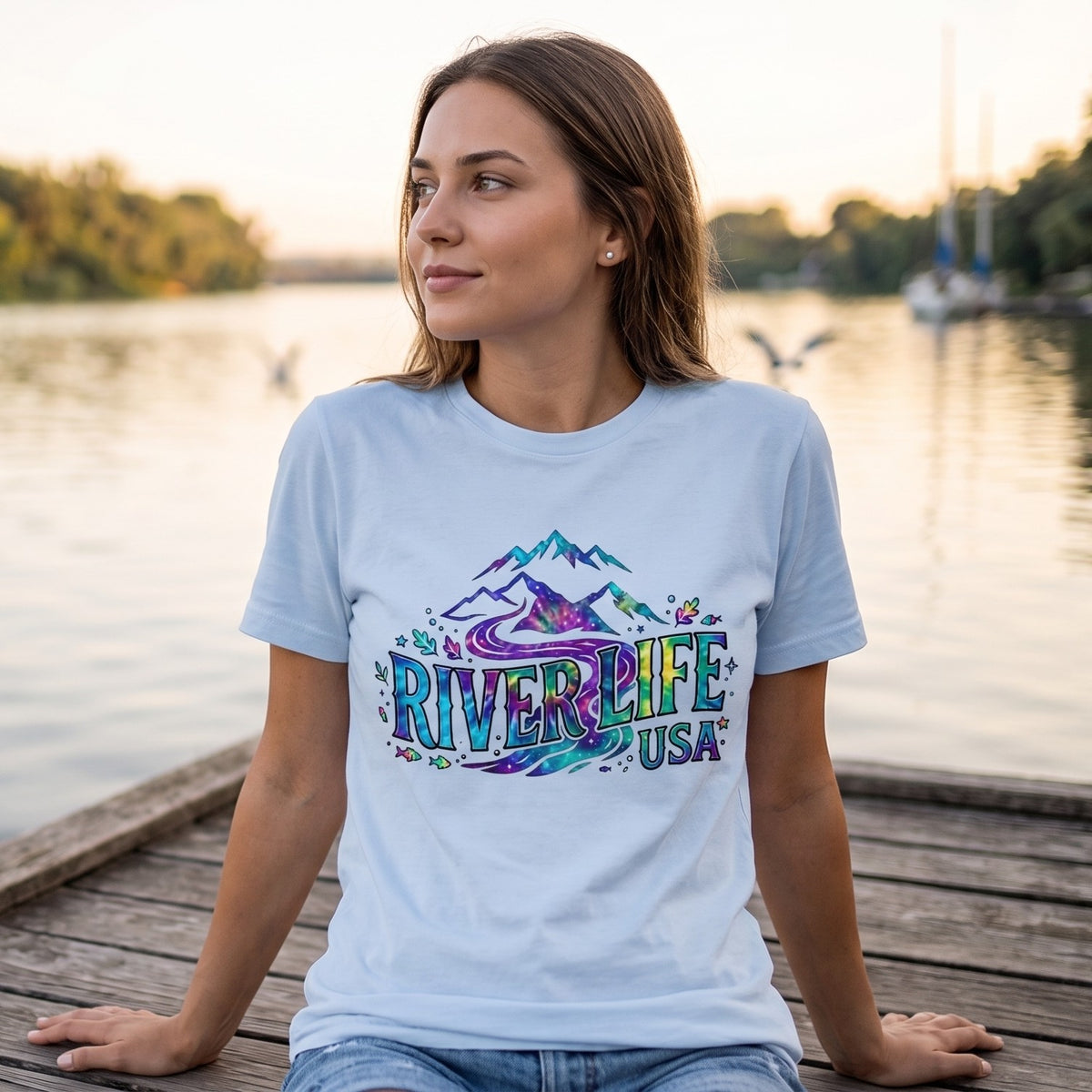 Mountain Colorful | Short-Sleeve Unisex T-Shirt