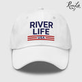 Patriot Red White and Blue (embroidered) | Adjustable Dad Hat-River Life USA