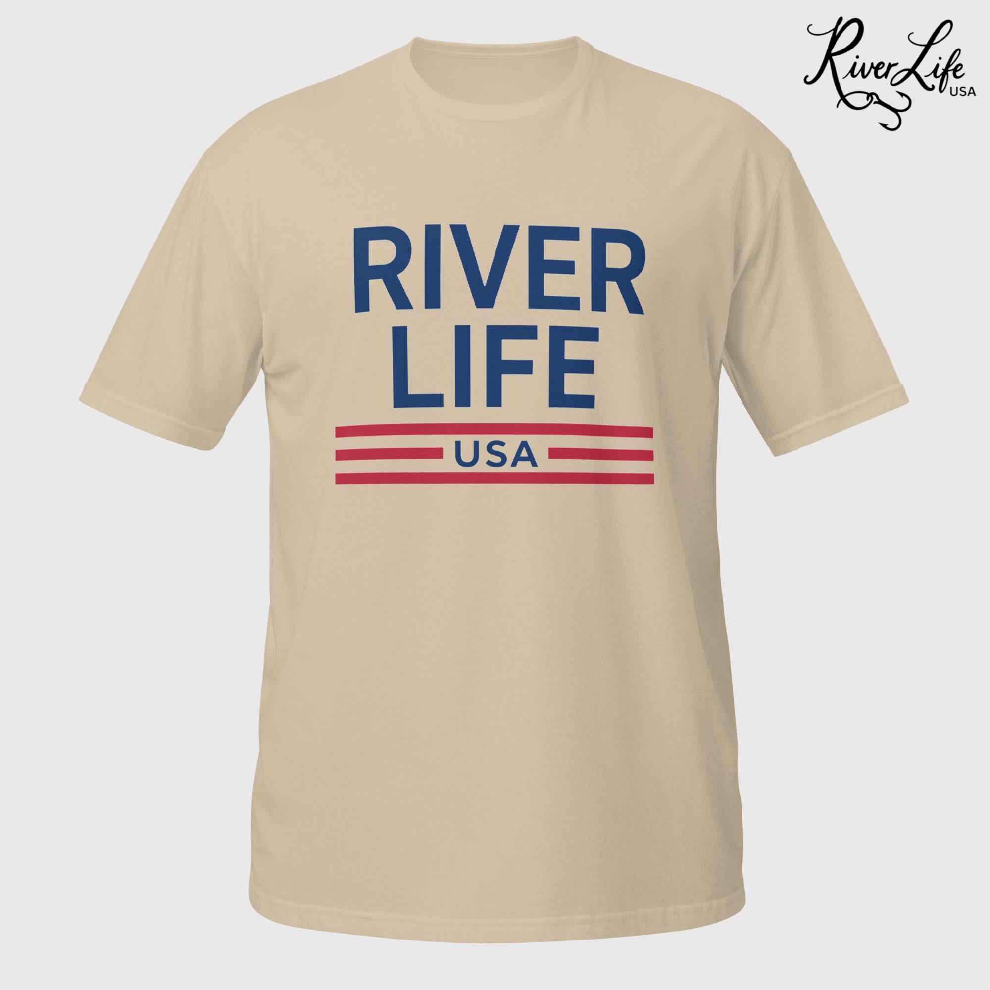 Patriot Red White and Blue | Short-Sleeve Unisex T-Shirt-Sand-River Life USA