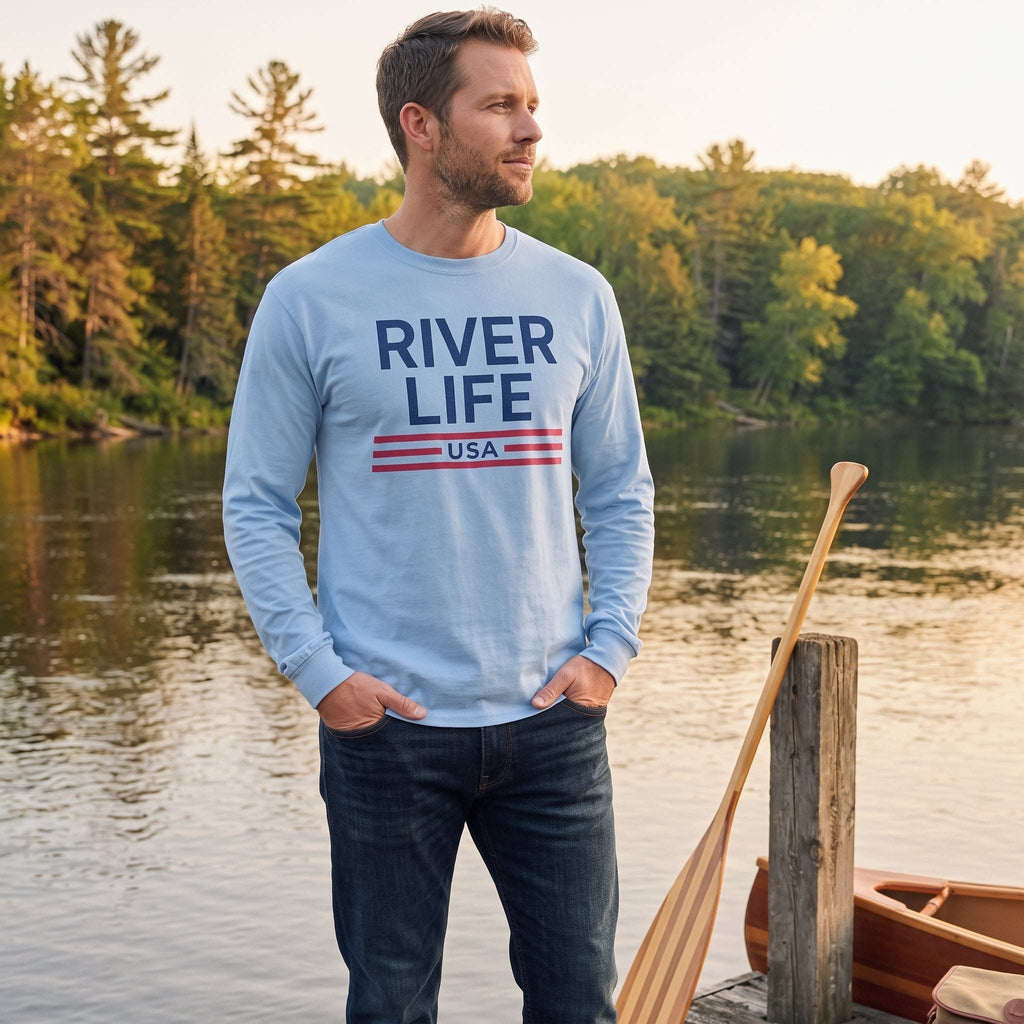 Patriot Red White & Blue | Long-Sleeve Unisex T-Shirt