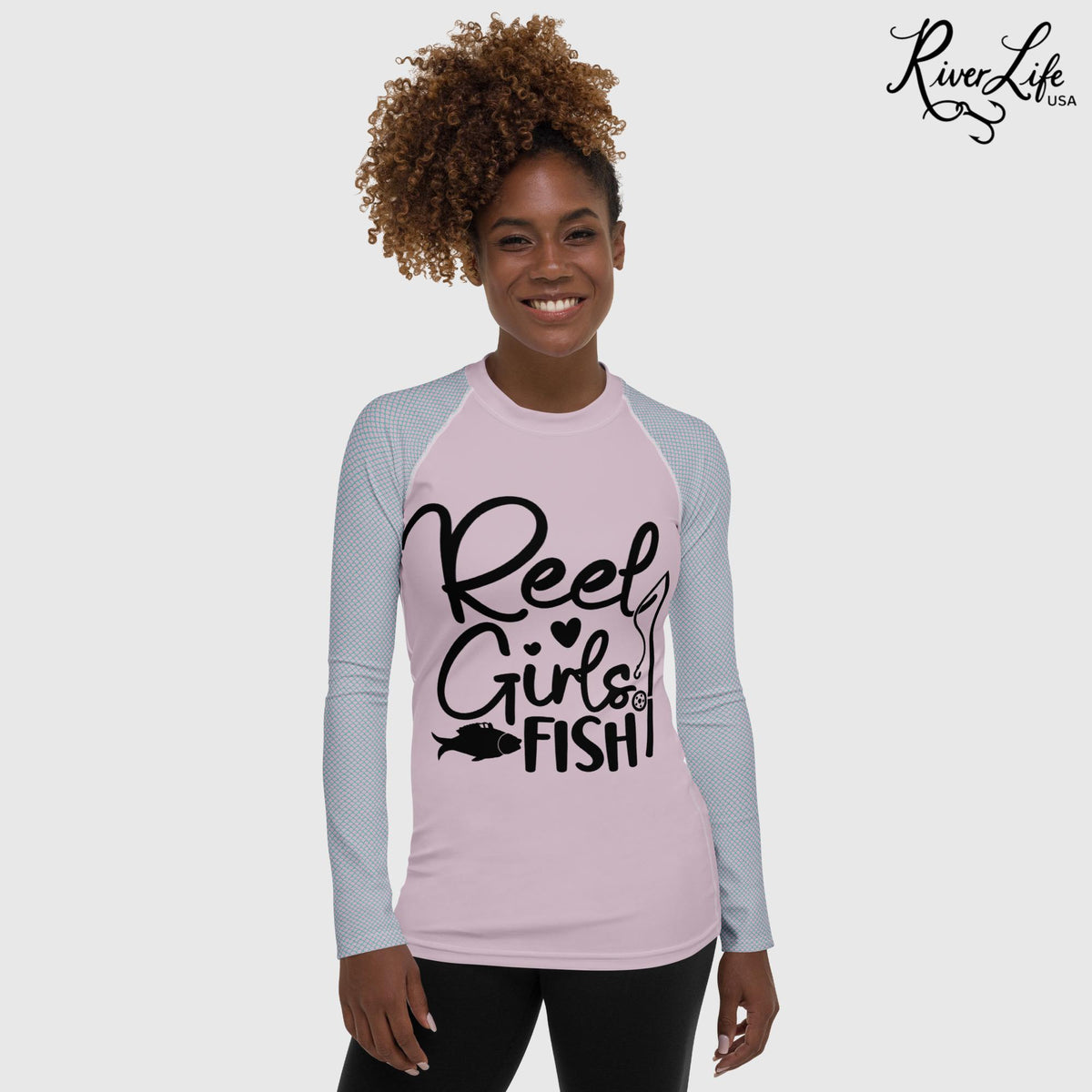 Reel Girls Fish | Women's Rash Guard-XS-River Life USA