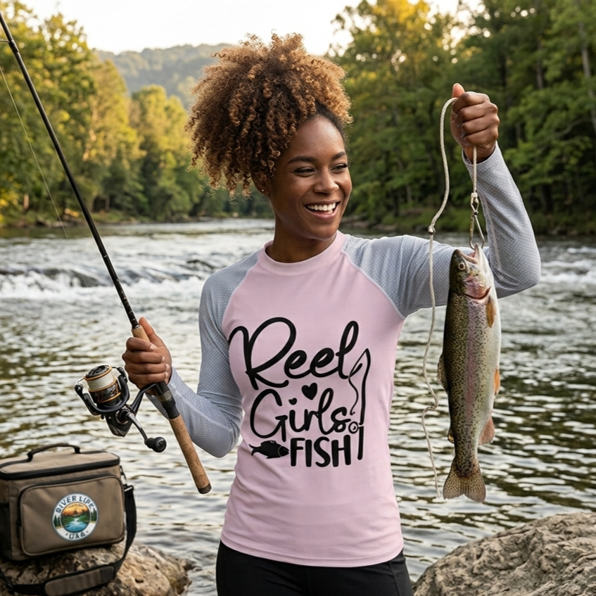Reel Girls Fish | Women's Rash Guard-XS-River Life USA