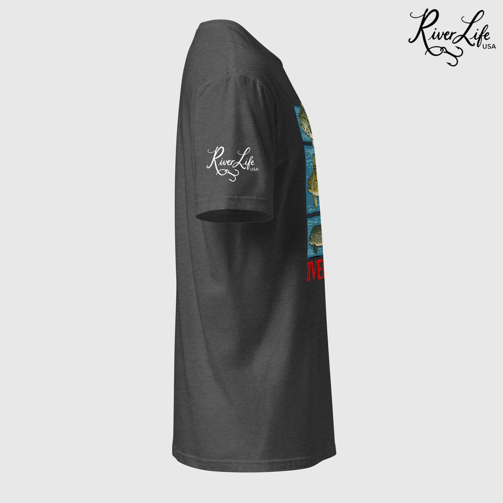 River Fish | Short-Sleeve Unisex T-Shirt-Black-River Life USA