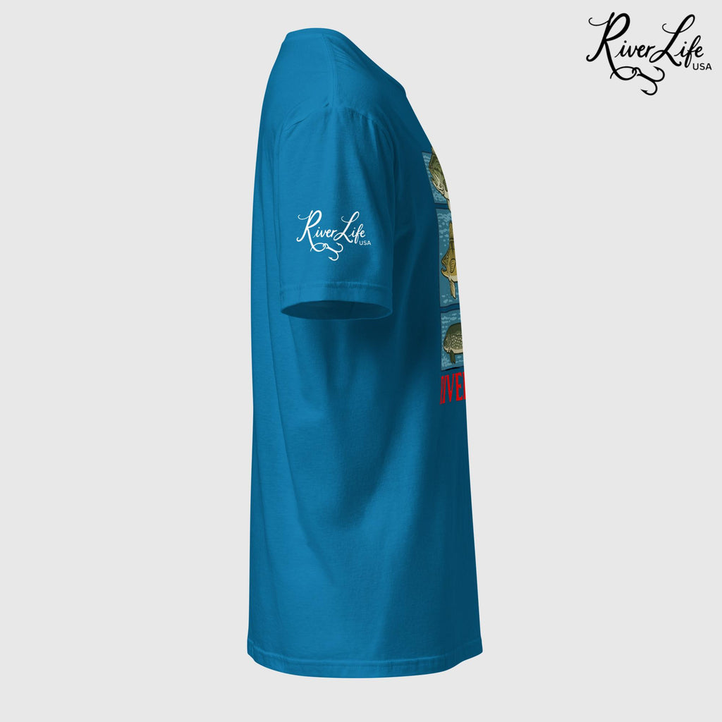 River Fish | Short-Sleeve Unisex T-Shirt-Black-River Life USA