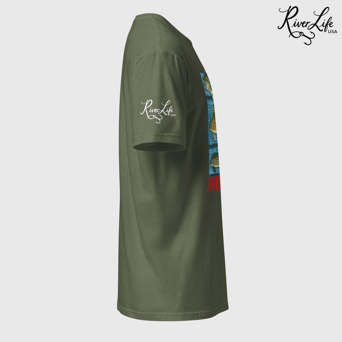 River Fish | Short-Sleeve Unisex T-Shirt-Black-River Life USA