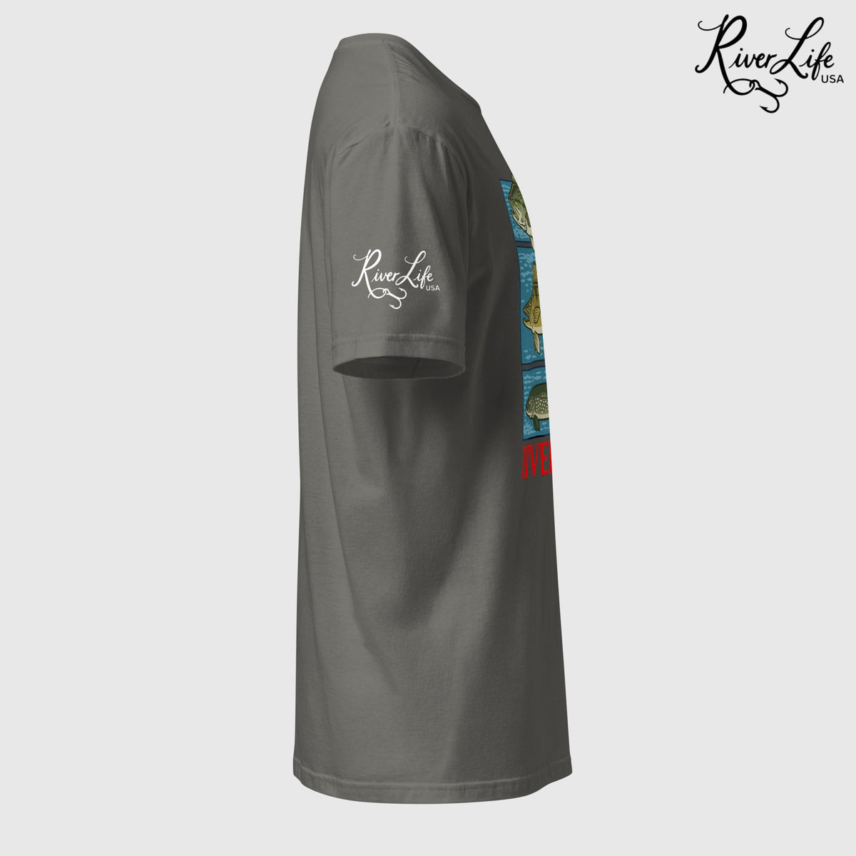River Fish | Short-Sleeve Unisex T-Shirt-Black-River Life USA