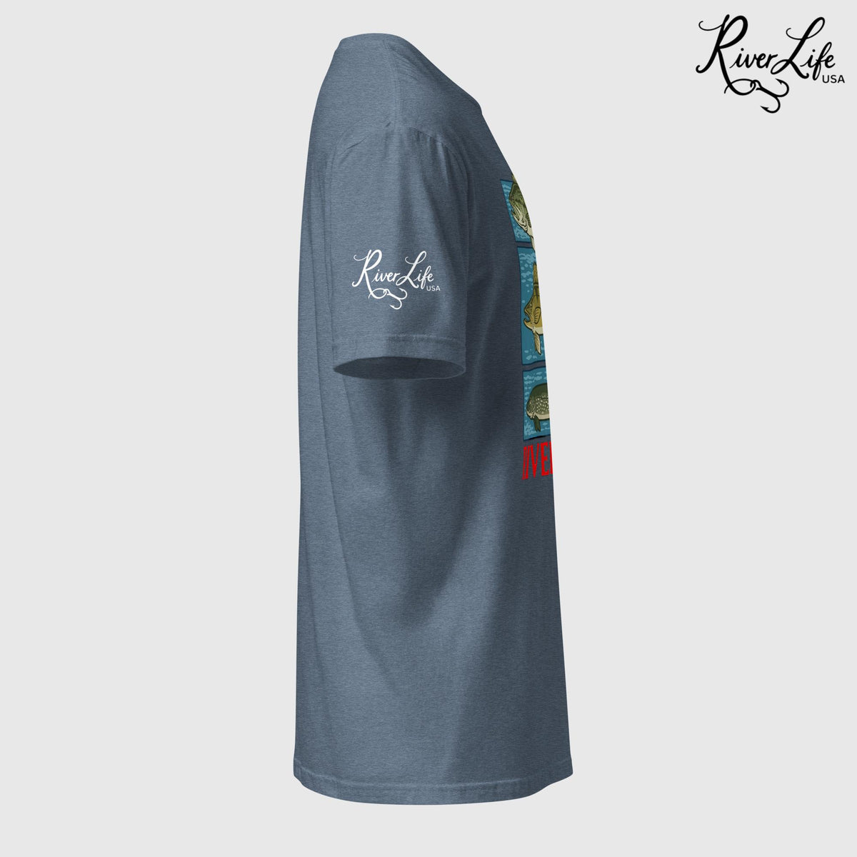 River Fish | Short-Sleeve Unisex T-Shirt-Black-River Life USA