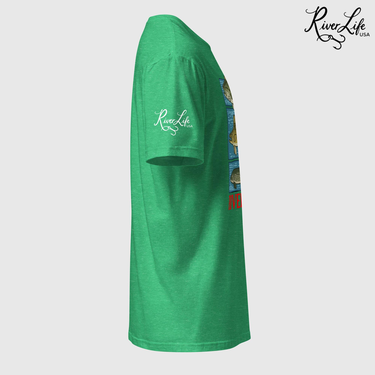 River Fish | Short-Sleeve Unisex T-Shirt-Black-River Life USA