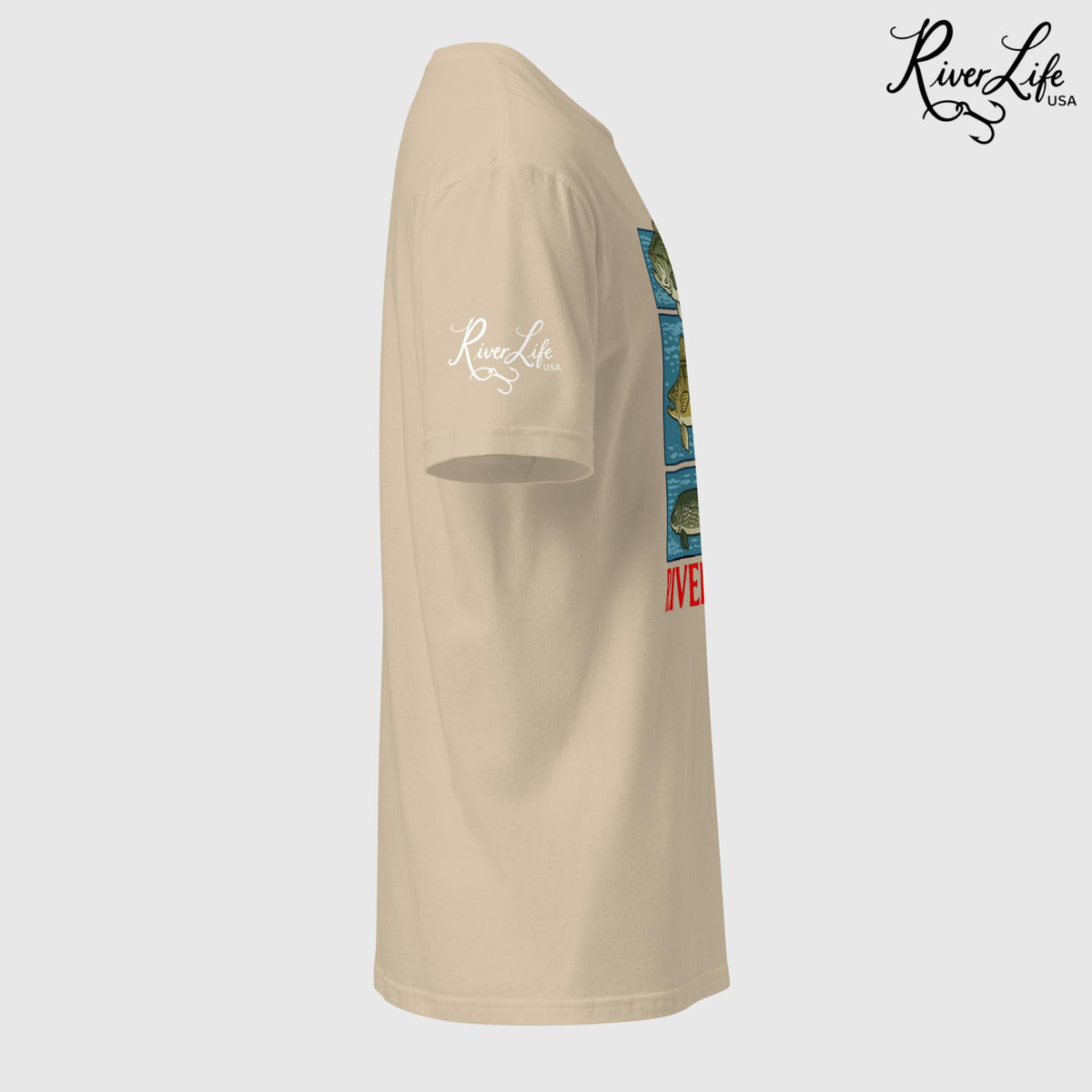 River Fish | Short-Sleeve Unisex T-Shirt-Black-River Life USA