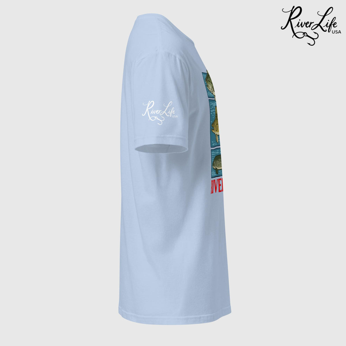 River Fish | Short-Sleeve Unisex T-Shirt-Black-River Life USA