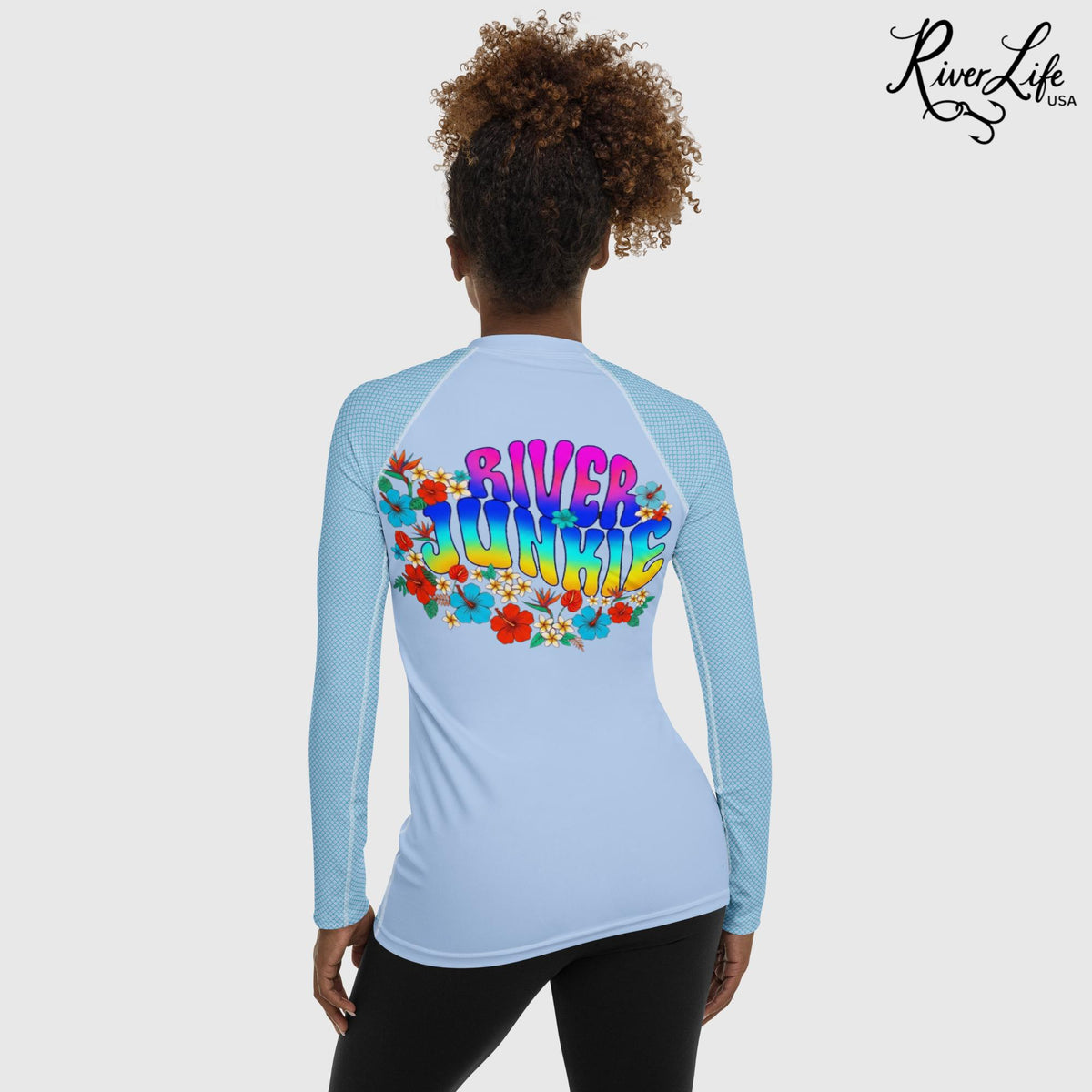 River Junkie | Women's Rash Guard-XS-River Life USA