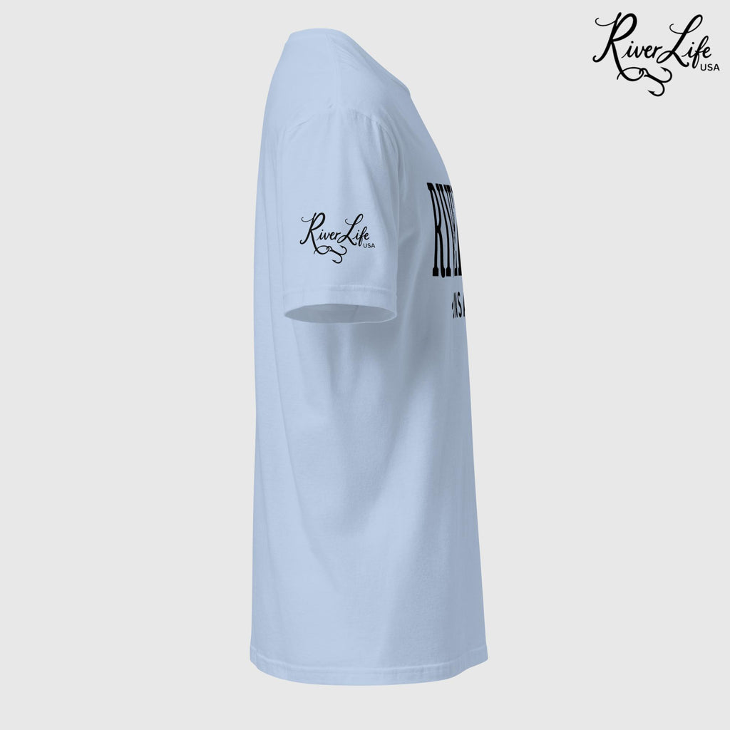 River Life - Unsalted (black print) | Short-Sleeve Unisex T-Shirt-Sport Grey-River Life USA