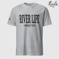 River Life - Unsalted (black print) | Short-Sleeve Unisex T-Shirt-Sport Grey-River Life USA