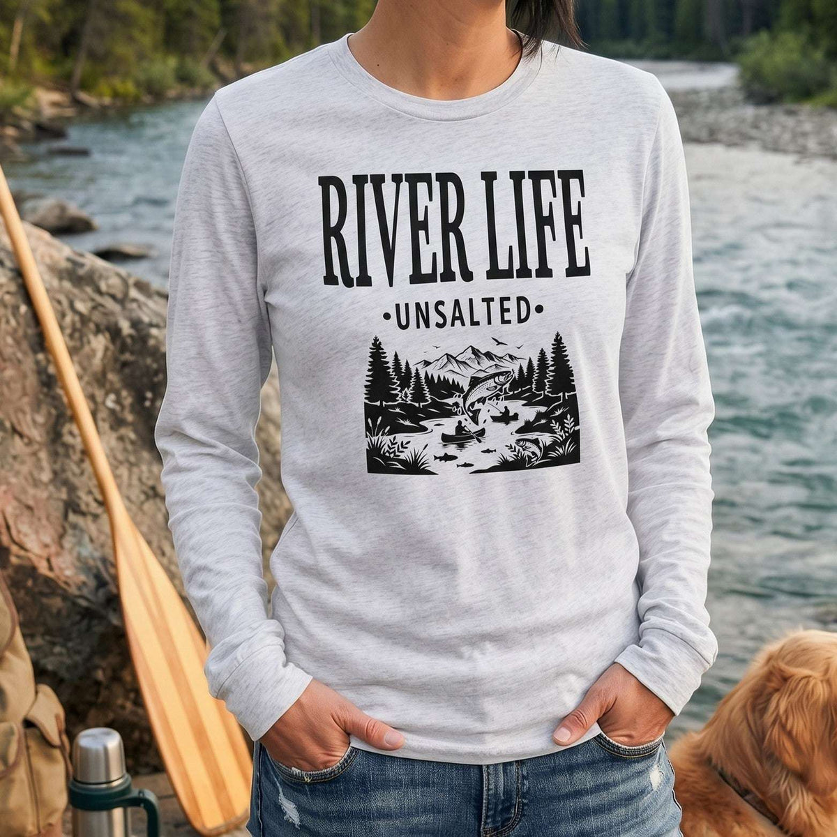 River Life - Unsalted | Long-Sleeve Unisex T-Shirt