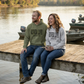 River Life - Unsalted | Unisex Pullover Hoodie-Military Green-River Life USA