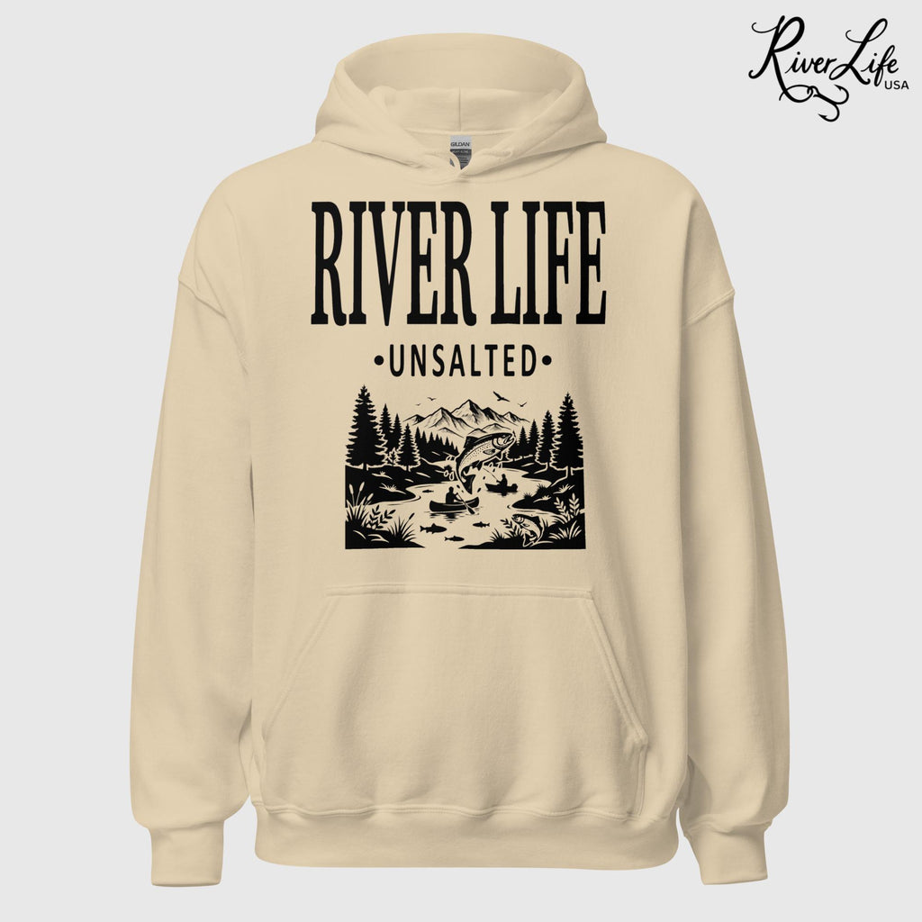 River Life - Unsalted | Unisex Pullover Hoodie-Sand-River Life USA