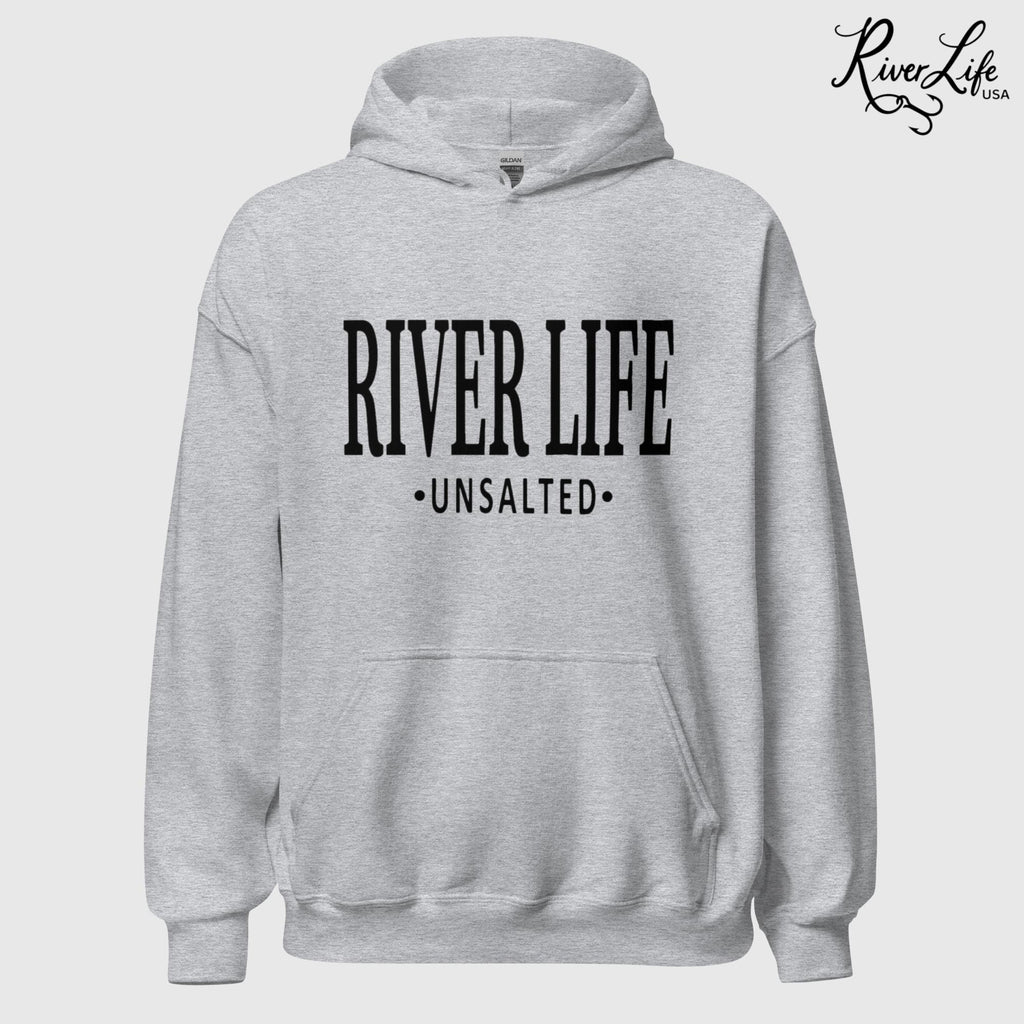 River Life - Unsalted | Unisex Pullover Hoodie-Sport Grey-River Life USA