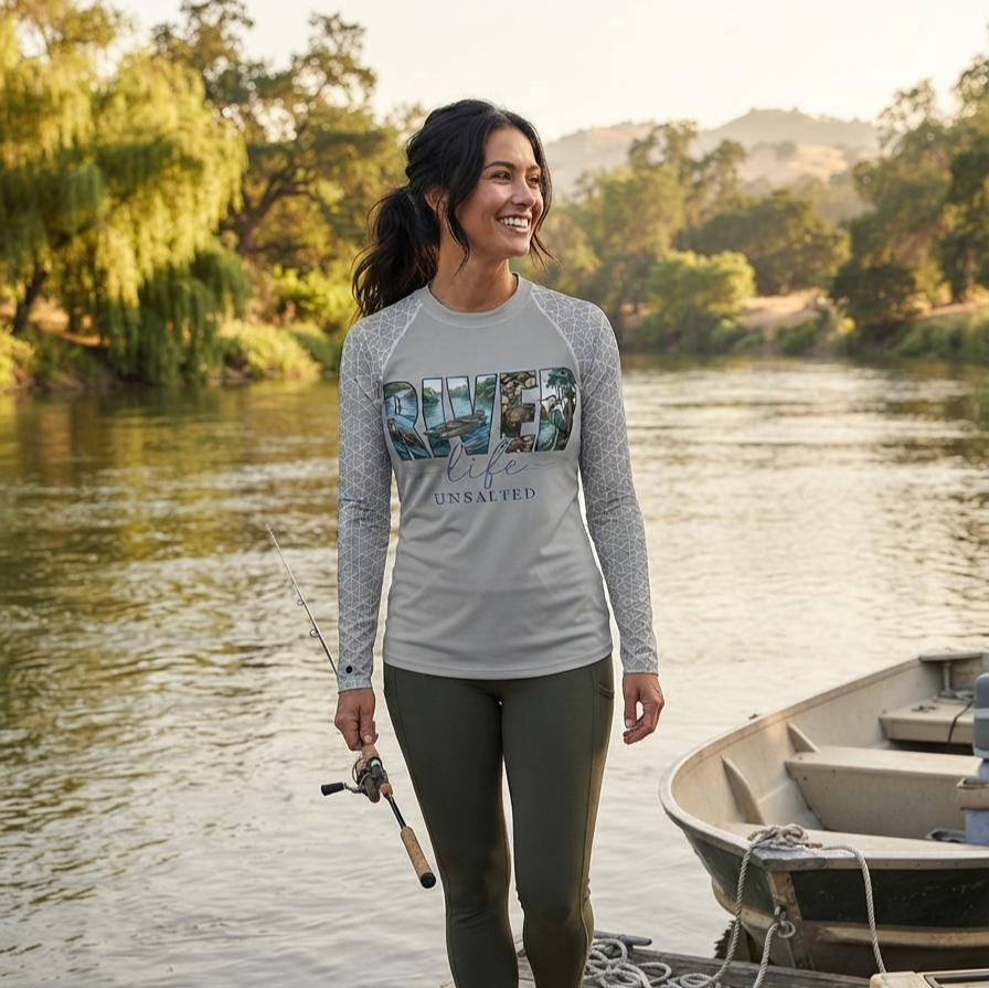 River Life Unsalted | Women's Rash Guard-XS-River Life USA