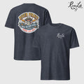 River Pirate - Show Me Your Booty | Short-Sleeve Unisex T-Shirt-Heather Navy-River Life USA