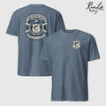 River Rats Social Club | Short-Sleeve Unisex T-Shirt-Heather Indigo-River Life USA