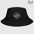 Spectrum (grey embroidery) | Bucket Hat-Black-River Life USA