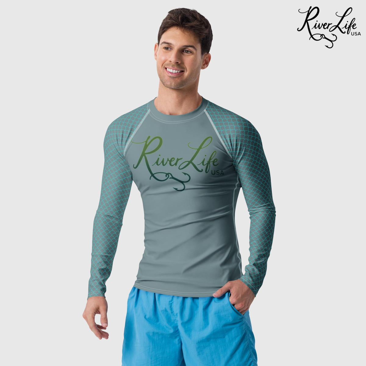 Spectrum | Men's Rash Guard-XS-River Life USA